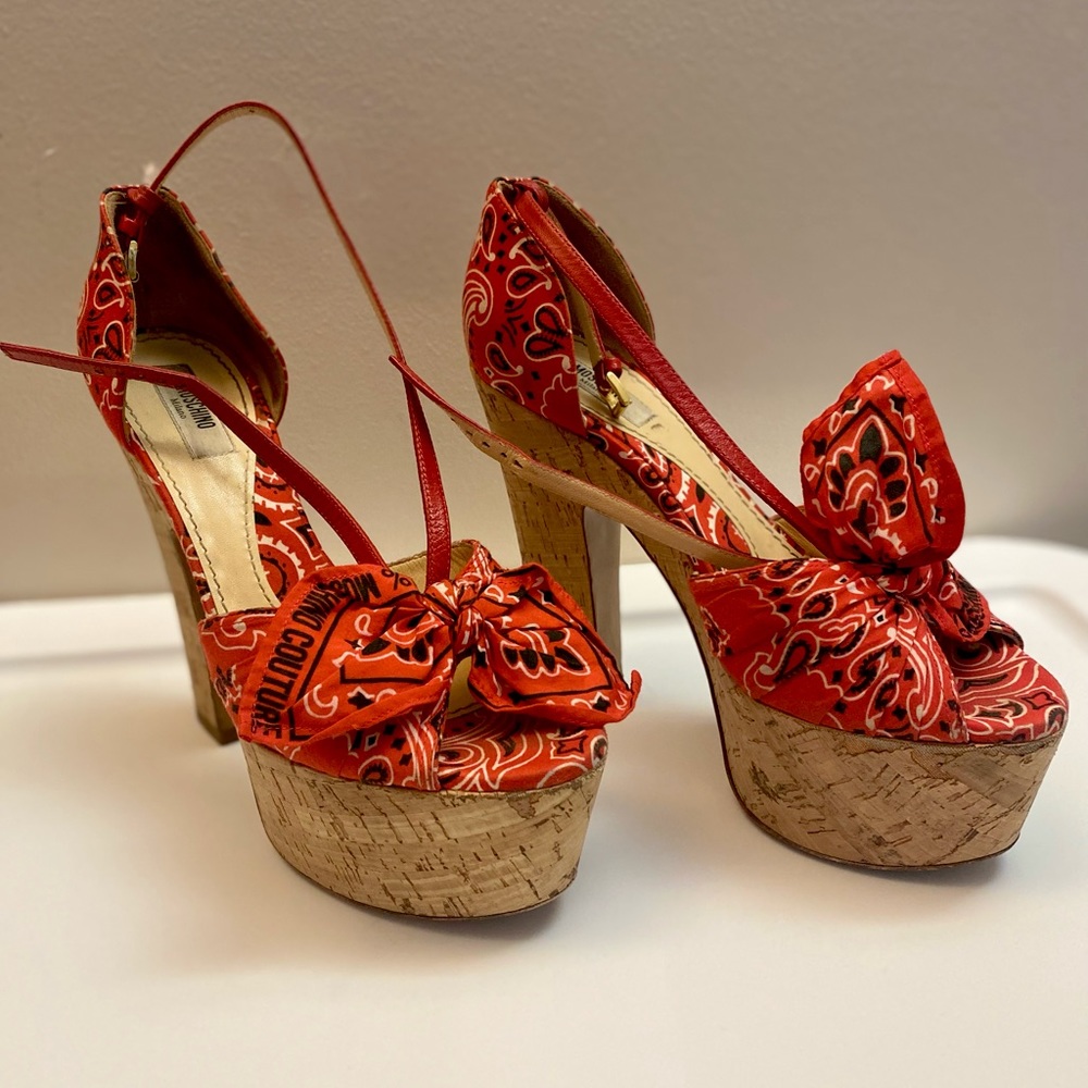 Red Moschino Heels